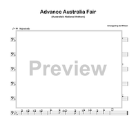 Waltzing Matilda & Advance Australia Fair - Trombone 2