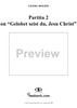 Partita on "Gelobet seist du, Jesu Christ" - 2