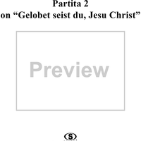 Partita on "Gelobet seist du, Jesu Christ" - 2