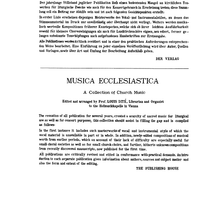 Mass in C Major - Preface