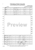 Christmas Echo Concerto for Solo String Quartet and String Orchestra - Score