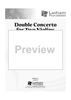 Double Concerto for Two Violins - Score