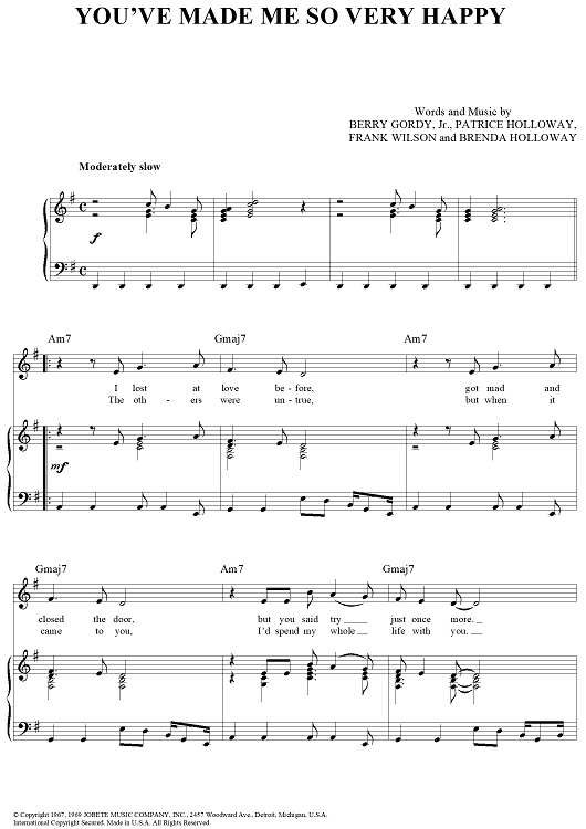 You've Made Me So Very Happy