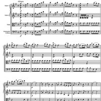 Eine Kleine Nachtmusik KV525 - Score