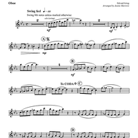 In the Swing of the Mountain King - Oboe