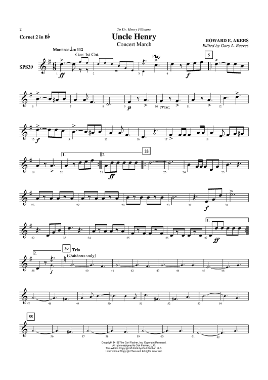 Uncle Henry - Cornet 2