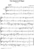 Trio Sonata in D Major  - Op. 4, No. 4 - Score
