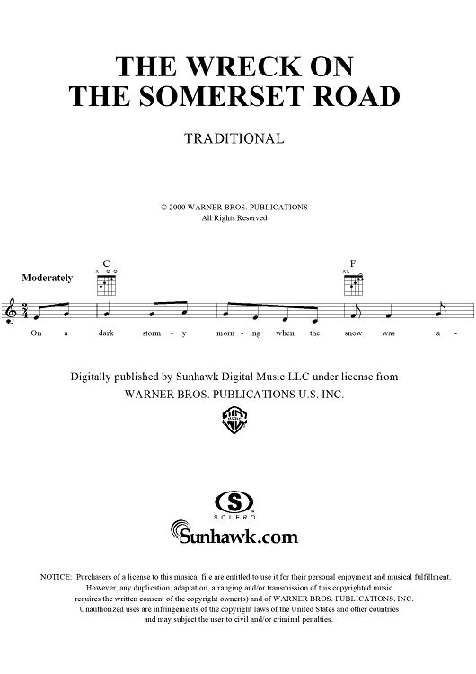 The Wreck on the Somerset Road