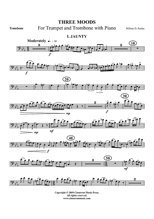 3 Moods - Trombone