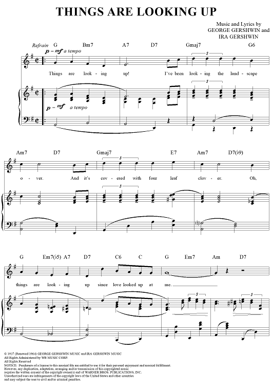 Things are Looking Up