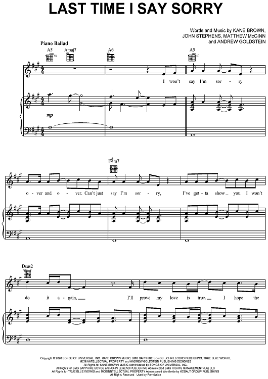 Last Time I Say Sorry