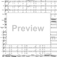 "Giovani liete, fiori spargete", No. 8 from "Le Nozze di Figaro", Act 1, K492 - Full Score