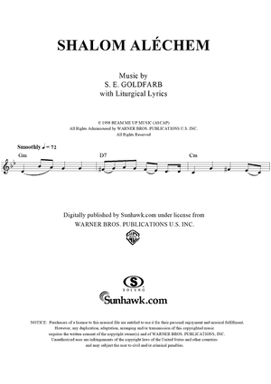 Shalom Aléchem - B-flat Instruments