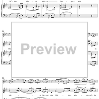 "Christen müssen auf der Erden", Aria, No. 3 from Cantata No. 44: "Sie werden euch in den Bann tun" - Piano Score