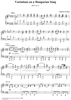No. 2: Variations on a Hungarian Song