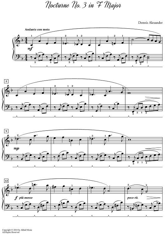 Nocturne No. 3 in F Major