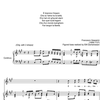 È tirannico l'impero che sù l'almea - Score