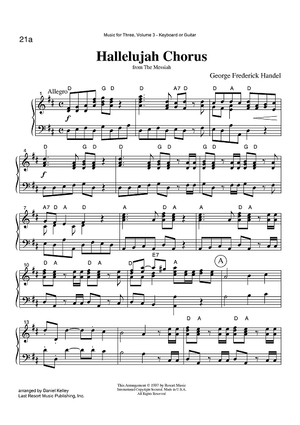 Hallelujah Chorus - from The Messiah - Keyboard or Guitar