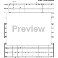 Twenty Folk Tunes for Cello Quartet (or Trio) - Score