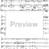"Gelobet sei der Herr, mein Gott", Aria, No. 3 from Cantata No. 129: "Gelobet sei der Herr, mein Gott" - Piano Score