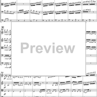 Serenade for String Orchestra in C major (C-dur). Movement IV, Finale (Tema Russo) - Score