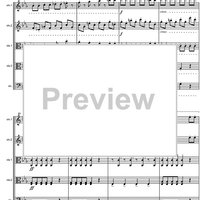 Overture c minor D8 - Score