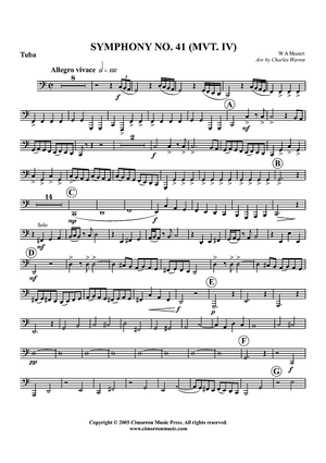 Symphony No. 41, Mvt. IV - Tuba