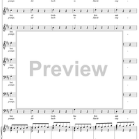 Samson, Act 2, No. 38: "Fix'd in his everlasting seat, Jehovah" - Score