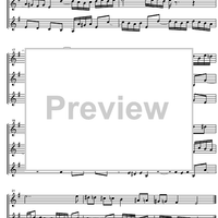 Three Part Sinfonia No. 4 BWV 790 d minor - Score