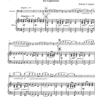 Variations for Euphonium - Piano Score