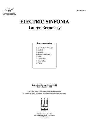 Electric Sinfonia - Score Cover