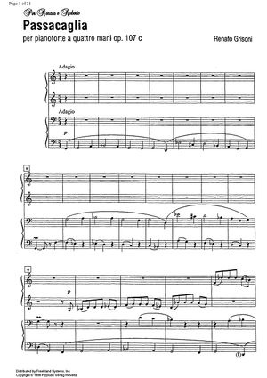 Passacaglia Op.107c
