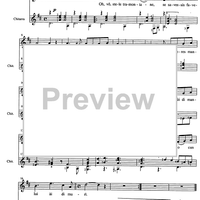 Oh, vô stele tramontane - Score