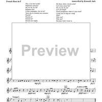 Ola, o che bon eccho! - Choir 2, Horn in F