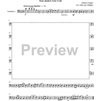 Thank We All Our God (Nun danket Alle Gott) - Trombone 3