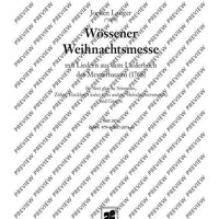 Woessener Weihnachtsmesse (Christmas Mass from Woessen) - Performing Score