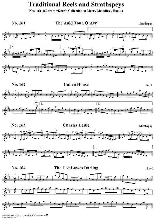 Nos. 161-180: Reels and Strathspeys