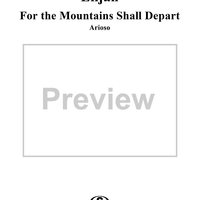 For the Mountains Shall Depart - No. 37 from "Elijah", part 2