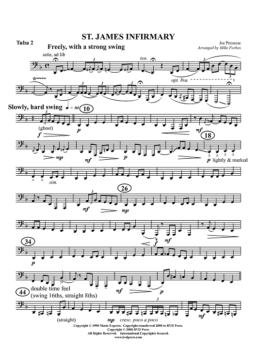 St. James Infirmary - Tuba 2