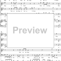 Chandos Te Deum in B-flat Major, HWV281: No. 4, Thou Art the King of Glory, O Christ