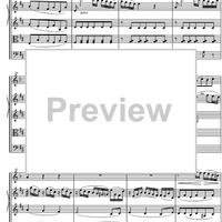 Quintet A Major KV581 - Score