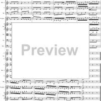 Brandenburg Concerto No. 1: Allegro - Score