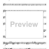 Fünffstimmigter blasender Music - B-flat Trumpet 2