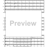 Slavonic Dance NO. 1 In C, Op.46 - Score