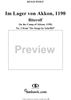 Biterolf (Im Lager von Akkon), No. 3 from "6 Poems of Scheffel, Mörike, Goethe & Kerner"