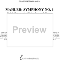 Mahler: Symphony No. 1 - Third Movement - "Frère Jacques" Theme