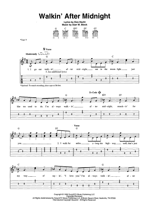 Walkin' After Midnight