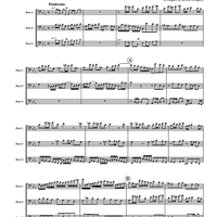 Fugue in c minor, BWV 847 - Score