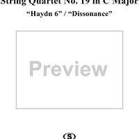 String Quartet No. 19 in C Major, K465 - Viola
