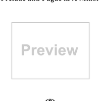 Prelude and Fugue in A Minor